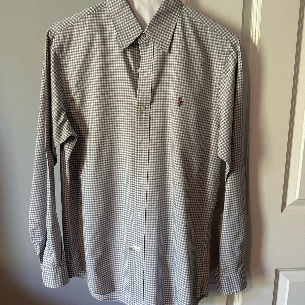 Ralph Lauren Men's Checkered Long Sleeve Shirt